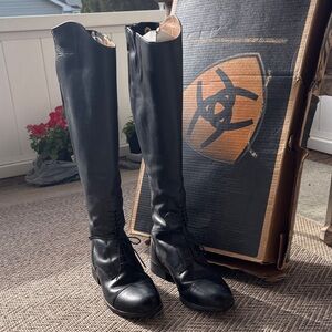 Ariat Black Over-the-Knee Lace-Up Riding Boots